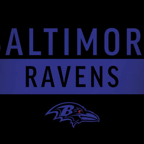 NFL Baltimore Ravens Black Performance Series Dell Alienware Skin